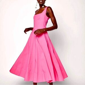 Staud Wells Midi Dress Plumeria‎ Size 16